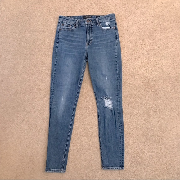 Lucky Brand Denim - Lucky Brand Bridgette Skinny Distressed Denim Blue Jeans Womens Size 8 29